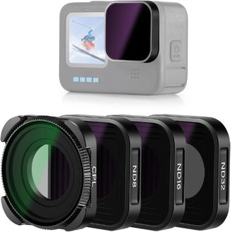 Neewer FL-GP18 sada 4 filtrov 80 mm, kompatibilné s GoPro Hero 12, Hero 11, Hero 10, Hero 9