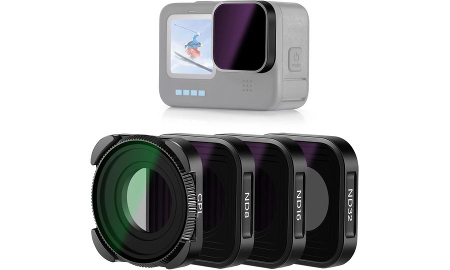 Neewer FL-GP18 sada 4 filtrov 80 mm, kompatibilné s GoPro Hero 12, Hero 11, Hero 10, Hero 9