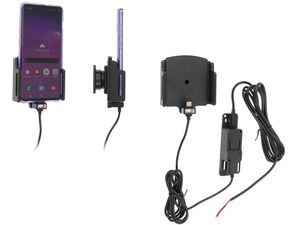 Brodit držiak do auta na mobilný telefón s USB-C nastaviteľný so skrytým pon. š.75-89 mm, tl.2-10mm