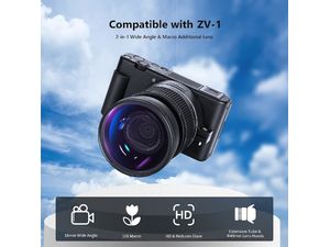 Neewer LS-18 18-20mm predlžovací objektív 2v1 pre DSR SONY ZV1