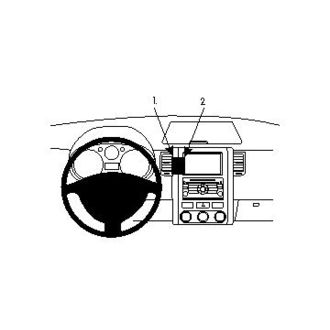 Brodit ProClip montážna konzola pre Nissan X-Trail 08-13 (len modely s navigáciou), na stred