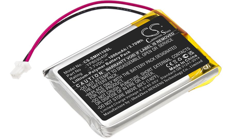 Batéria pre Sena 10c (ekvivalent Sena YP803040P), 1000 mAh