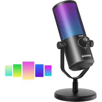 Neewer CM24 RGB svetlo, USB herný mikrofón