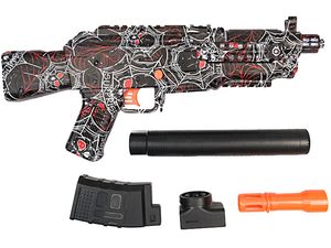 Sunny Blaster AK-47, útočná puška s vodnými gélovými peletami a príslušenstvom, čierna