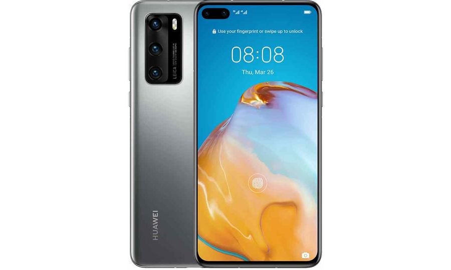 Huawei P40, šedá