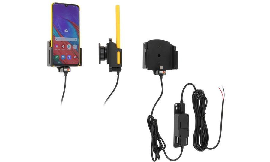 Brodit držiak do auta na mobilný telefón s USB-C nastaviteľný so skrytým pon. š.62-77 mm, tl.2-10mm