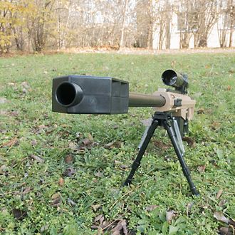 Sunny Blaster Barret, odstreľovačská puška s vodným gélom a príslušenstvom, piesková kamufláž