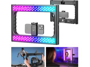 Neewer A111 II RGB LED klietka na stabilizáciu videa pre smartfóny s BT spúšťačom