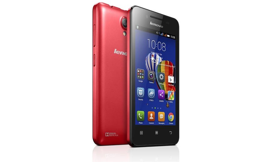 Lenovo A319, červená