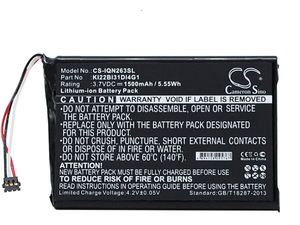Batérie pre Garmin Nüvi 2639LMT Li-ion 3,7V 1500mAh