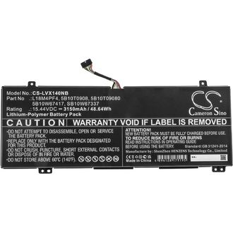 Batéria pre Lenovo Ideapad S540-14, 15, 3150 mAh