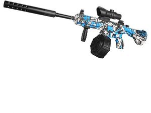 Sunny Blaster M416-DG, pištoľ na vodné gélové guľôčky s príslušenstvom, modrá