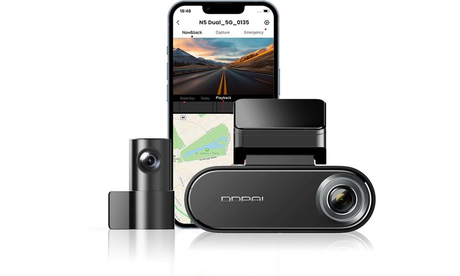 DDpai N5 DUAL, súprava kamery do auta so zadnou kamerou