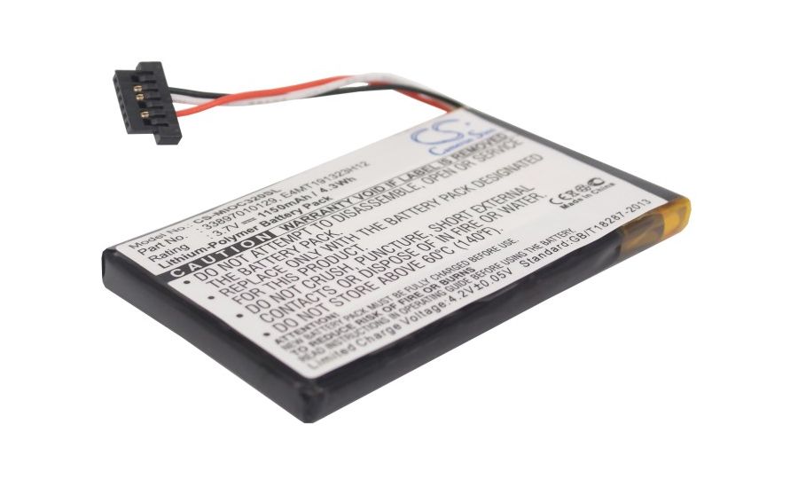 Batérie pre Mitac Mio C320, C520, C520t, C720, C810, Li-pol 3,7V 1150mAh