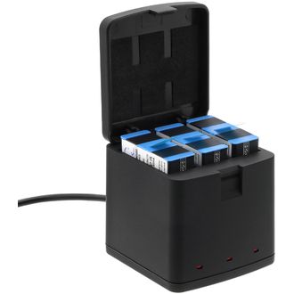 3 Nabíjačka batérií pre GoPro Hero 9, Hero 10, Hero 11, Hero 12, alternatívne