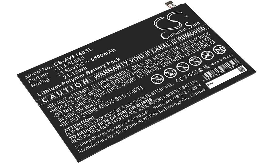 Batéria pre Vodafone Tab Prime 7, 5500mAh, Li-Pol