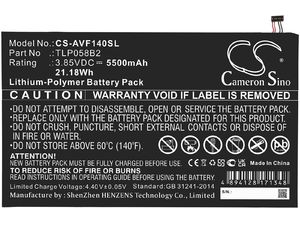 Batéria pre Vodafone Tab Prime 7, 5500mAh, Li-Pol