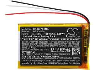 Batéria pre Navitel Ms700, Serioux Upq700 a iné, 1500 mAh, Li-Ion