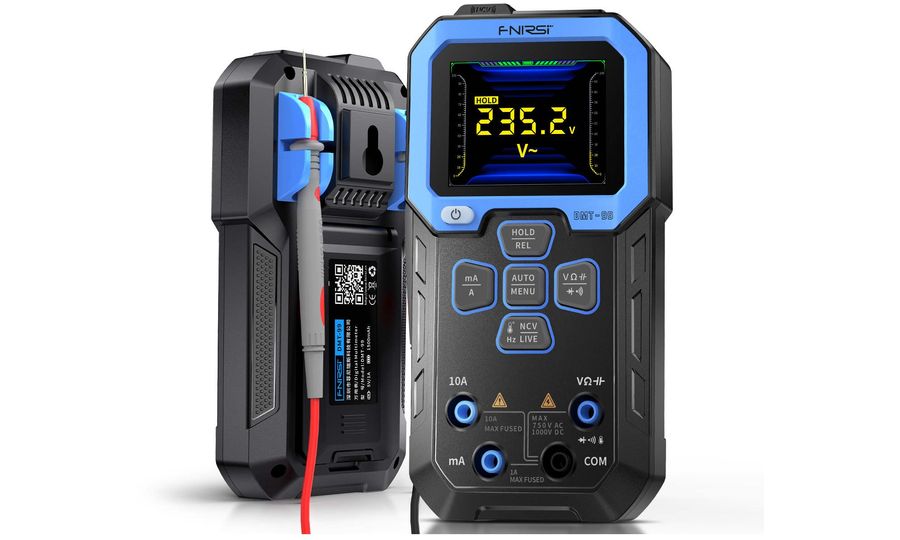 FNIRSI DMT-99 Inteligentný digitálny multimeter 10v1 s farebným displejom, AC/DC 1000 V, AC/DC 10 A