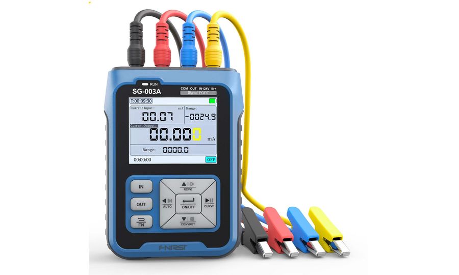FNIRSI SG-003A Ručný digitálny generátor signálov, 2,4" TFT LCD displej, 0-10 V, 4-20 mA, USB-C