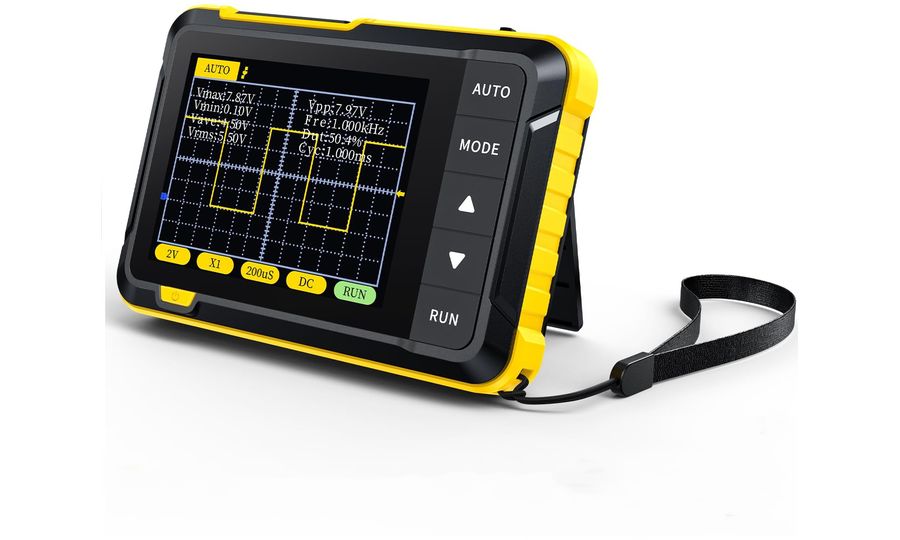 FNIRSI DSO152 Digitálny ručný osciloskop s 2,8" TFT displejom, 200 kHz, 400 V
