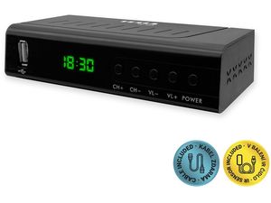 TESLA TE-323, prijímač DVB-T2, H.265 (HEVC)
