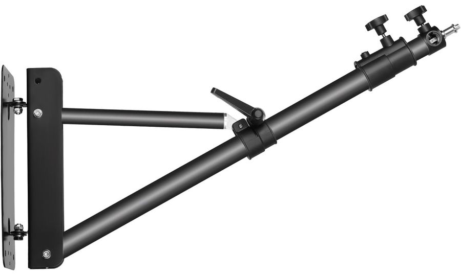 Neewer WB-1250-1 Teleskopické rameno na stenu, otočné o 180 stupňov, 1,25 m, čierne