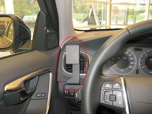 Brodit ProClip montážna konzola pre Volvo S60/V60 11-18, vľavo na mriežku ventilácie