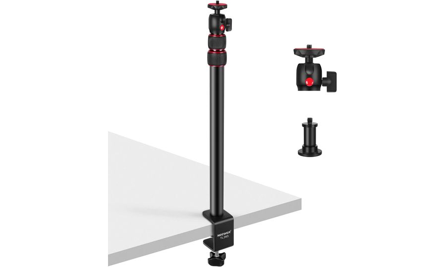 Neewer TL283 Teleskopické rameno na upínanie stolov, 43-102 cm, čierne