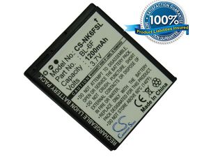 Batérie pre Nokia N78, N79, N95 8GB (ekv. BL-6F), Li-ion 3,7V 1200mAh