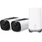Eufy E40, 2K vonkajšia kamera so solárnym nabíjaním (sada 2 + jednotka HomeBase 3), biela