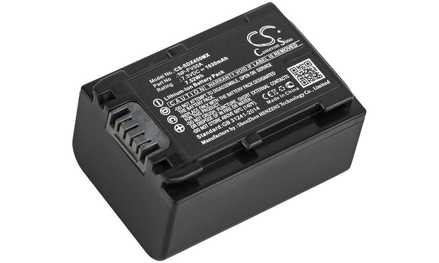 Batéria pre Sony FDR-AX33,40,45,53,60,700,P33/HDR-CX450,625, 1030mAh, Li-Ion