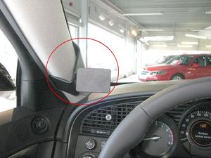 Brodit ProClip montážna konzola pre Saab 9-5 11-12, vľavo na stĺpik