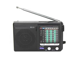 Baijiali KK9, retro rádio, čierne