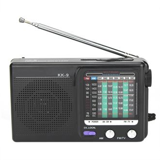 Baijiali KK9, retro rádio, čierne