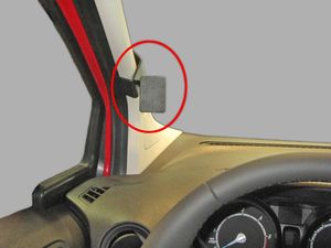 Brodit ProClip montážna konzola pre Ford Transit Courier 14-18, vľavo na stĺpik