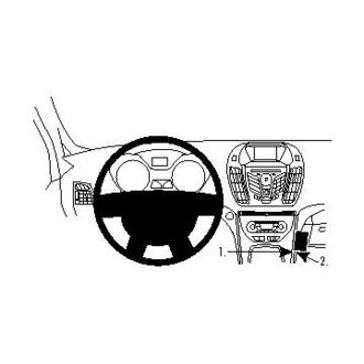 Brodit Montážny držiak ProClip pre Ford C-Max 11-18/Grand C-Max 11-18, stredom doprava nadol