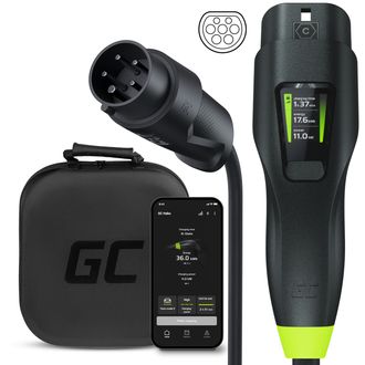 Green Cell Habu 2v1 Smart Mobile EV Charger 11kW 7m Mobile EV Charger