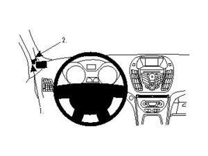 Brodit ProClip montážna konzola pre Ford C-Max 11-18/Grand C-Max 11-18, vľavo na stĺpik
