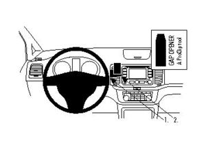 Brodit ProClip montážna konzola pre Volkswagen Sharan 11-22/Seat Alhambra 11-19, na stred vľavo
