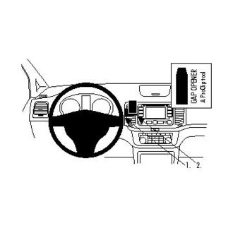 Brodit ProClip montážna konzola pre Volkswagen Sharan 11-22/Seat Alhambra 11-19, na stred vľavo