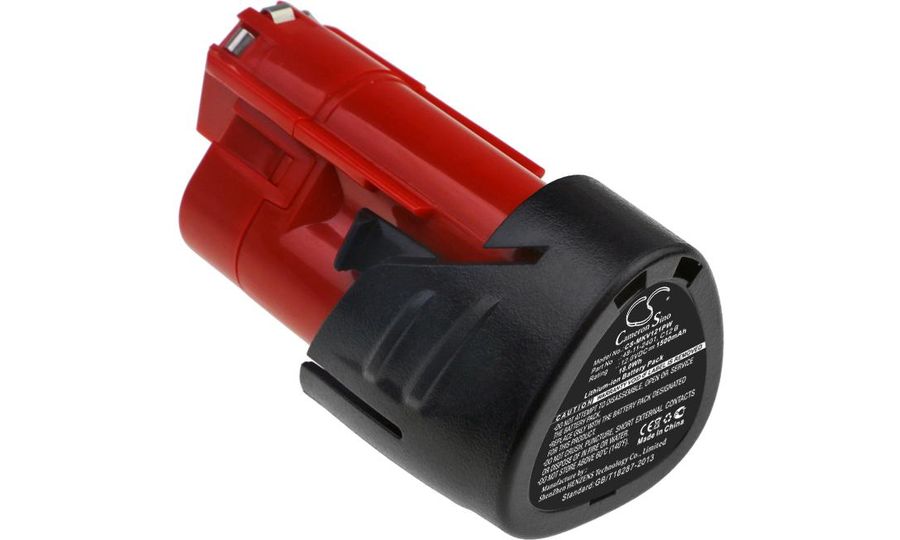 Akumulátor pre Milwaukee M12 BDDX-202X a iné (napr. C12 B, C12 BX, M12, M12 B2), 12V, 1,5 Ah,