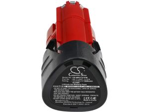 Akumulátor pre Milwaukee M12 BDDX-202X a iné (napr. C12 B, C12 BX, M12, M12 B2), 12V, 1,5 Ah,