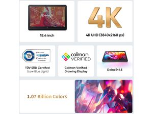 XPPen Artist Pro 19 (2nd) 4K + 2ks pera X3