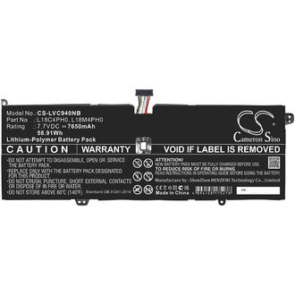 Batéria pre Lenovo Yoga C940, 7650 mAh, Li-Pol