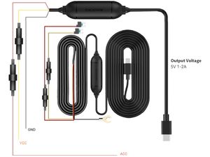 Súprava DDpai Hardwire Kit na napájanie kamier v parkovacom režime