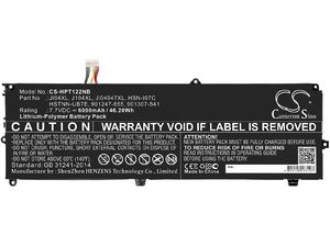 Batéria pre HP Elite X2 1012 G2, 6000mAh, Li-Pol