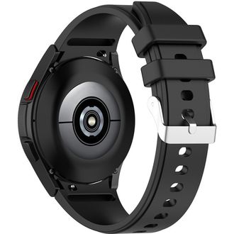 Mobilly remienok pre Samsung Galaxy Watch4 a Watch4 Classic, silikónový, čierny