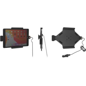 Brodit držiak do auta pre Apple iPad 10,2" (2021/2020/2019), bez puzdra, CL/USB nabíjanie, so štítom