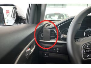Montážny držiak Brodit ProClip pre Kia Niro 20-22, vľavo na mriežke chladiča